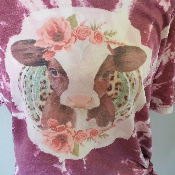 Baby Cow and Flowers size L - Picture 2 of 4